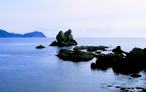 海の岩